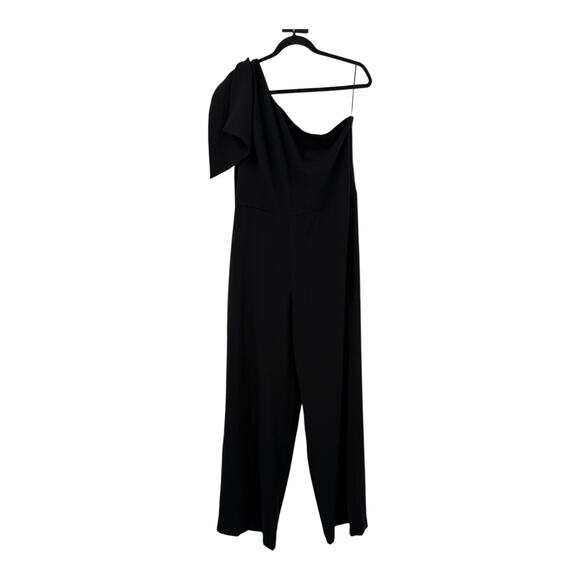 Dress the Population Jumpsuit Tiffany One shoulder black size XXL - Picture 1 of 6